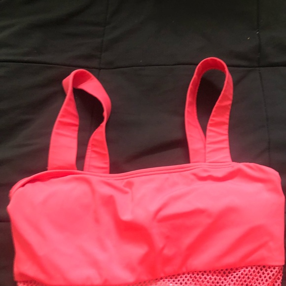 Pink mesh one piece - Picture 2 of 6